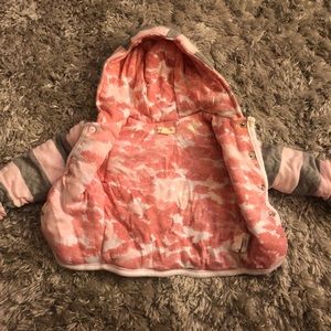 Burt’s bees baby reversible coat